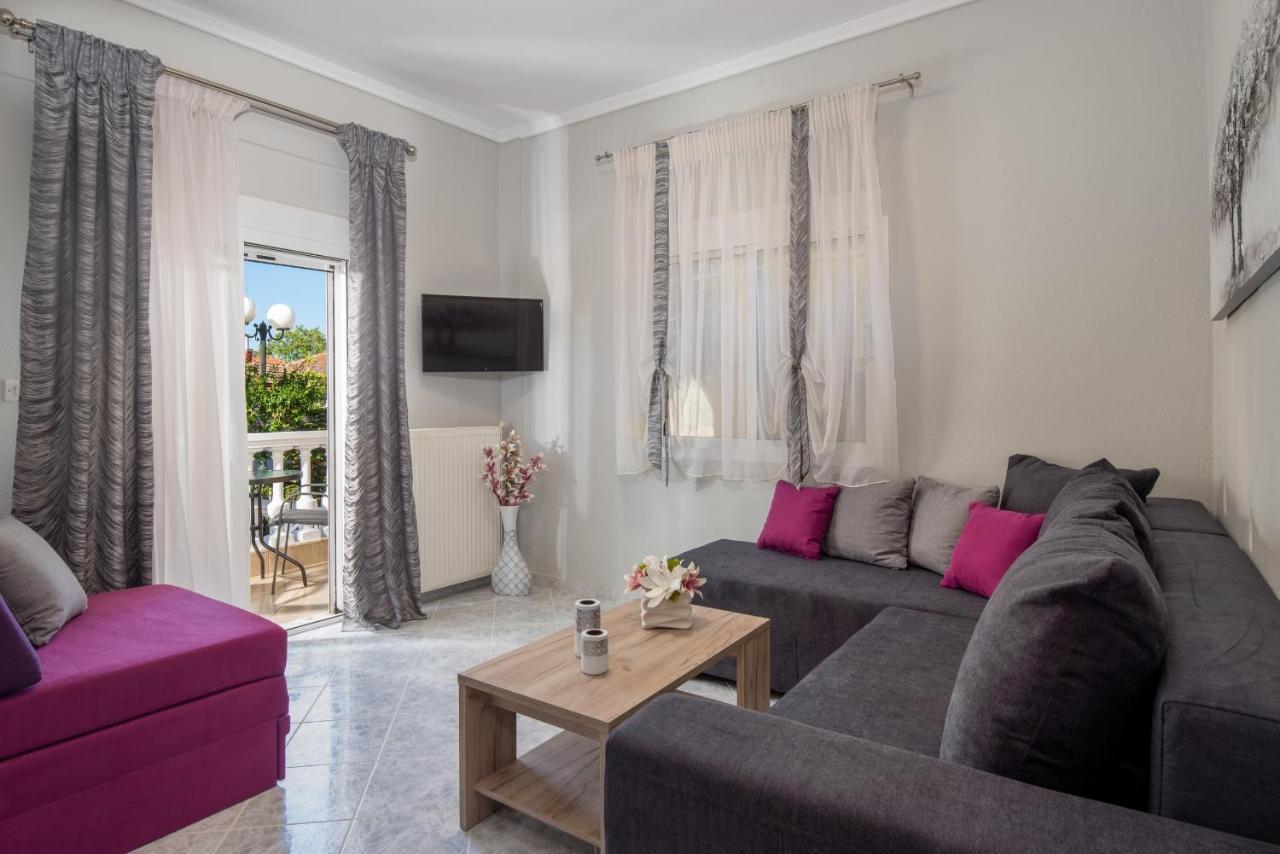Family House Nikos 2 Apartman Szikiá Kültér fotó