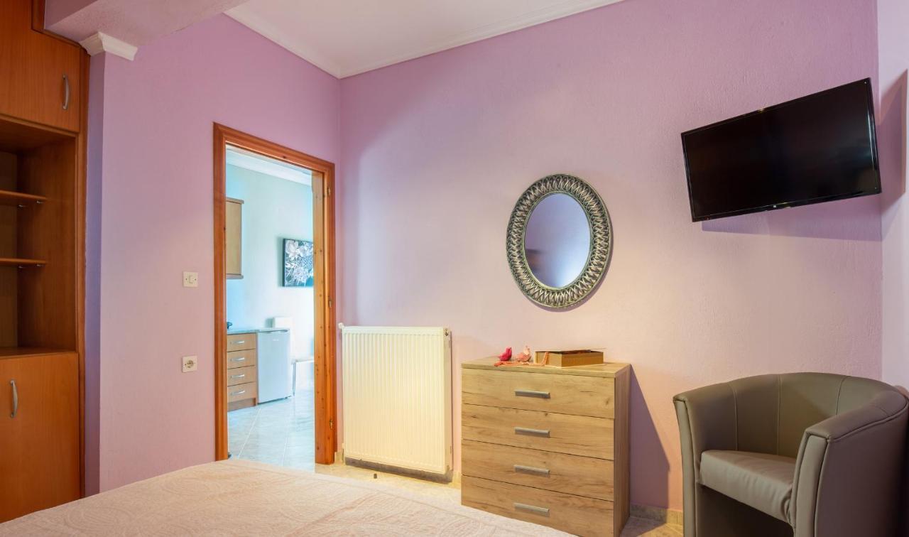 Family House Nikos 2 Apartman Szikiá Kültér fotó